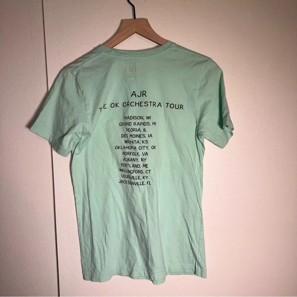 AJR The Ok Orchestra Tour double sided cotton concert tshirt S